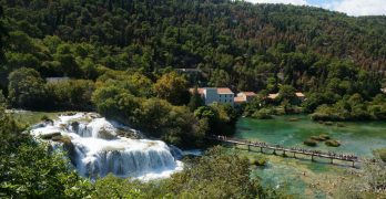 Widok na Krka w Chorwacji