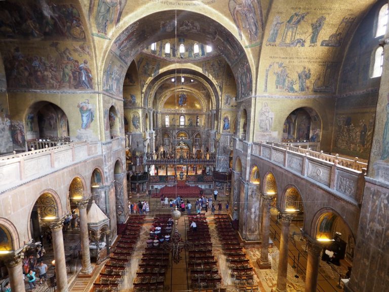 Wnętrze Bazyliki św. Marka, Wenecja